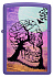 Зажигалка ZIPPO Skull Tree с покрытием Purple Matte, латунь/сталь, черная 38x13x57 мм - Фото 2