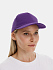 Бейсболка Long Beach, темно-фиолетовая - Фото 5