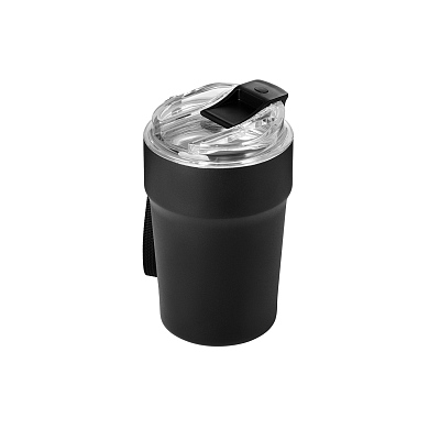 Термокружка вакуумная Монако (Monaco), черная