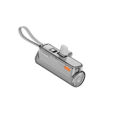 ПЗУ Sharge Flow Mini 2 со встроенным кабелем, серый