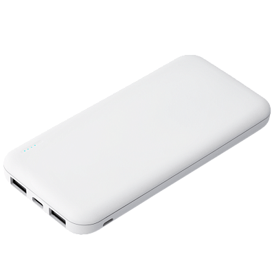 Внешний аккумулятор с подсветкой Luce 10000 mAh  (Белый)