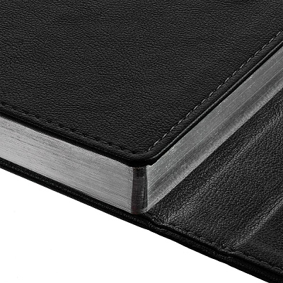 Ежедневник Flap на заказ, недатированный, черный