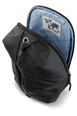 Рюкзак BUGATTI Blanc Delight, чёрный, нейлон RPET600D/тарпаулин/полиэстер, 18х10х31 см, 5 л