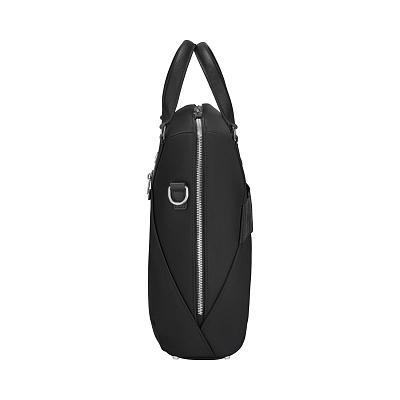 Портфель VICTORINOX Victoria Signature Briefcase, черный, нейлон/кожа, 42x13x30 см, 13 л
