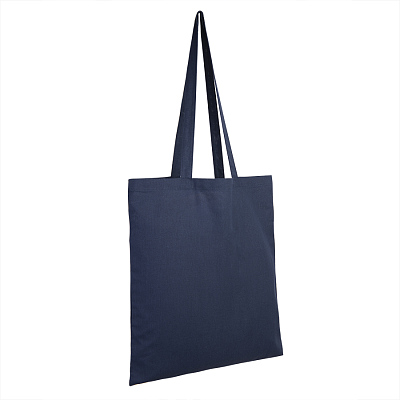 Сумка шоппер хлопковый ECO 116 (Тёмно-синий)