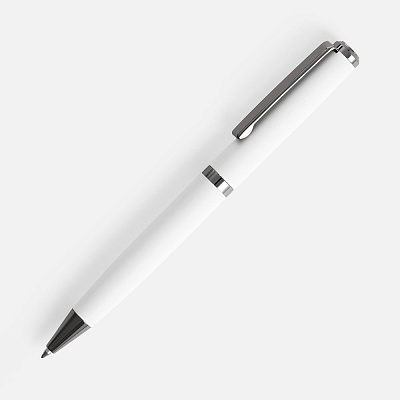 Ручка шариковая Inkish Gunmetal в футляре, белая (Белый)