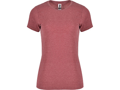 Футболка Fox женская (Гранатовый меланж)
