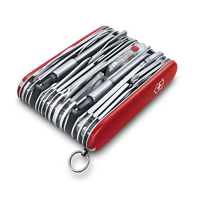 Нож перочинный VICTORINOX Swiss Champ XXL, 91 мм, 73 функции, красный