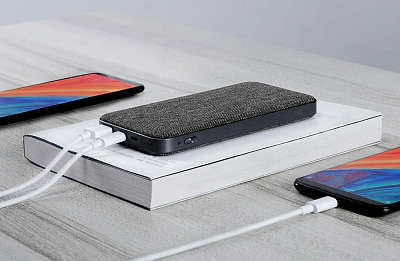 ПЗУ ZMI 10000 Ligtning Grey, темно-серый