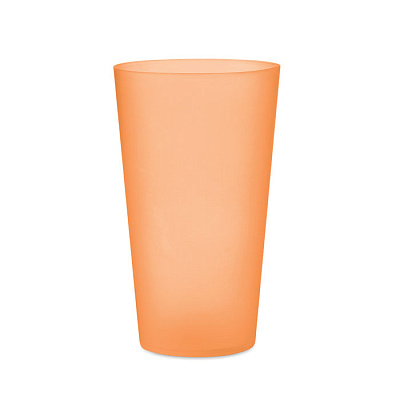 Reusable event cup 500ml (Прозрачно-оранжевый)