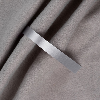 Лента сатиновая Satin 10 S, серая, 10 см (Серый)