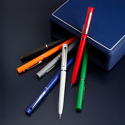 Ручка шариковая  N10, красный, пластик, металл