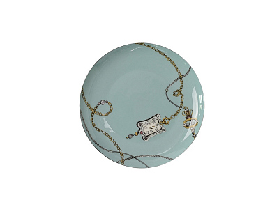 Тарелка PLATE ALICE (Голубой) Тарелка PLATE ALICE (Голубой)