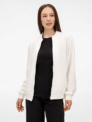 Бомбер унисекс Townie, молочно-белый (Белый)