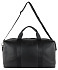 Сумка дорожная BUGATTI Elsa, чёрная, воловья кожа/полиэстер, 47х22х24/30 см - Фото 3