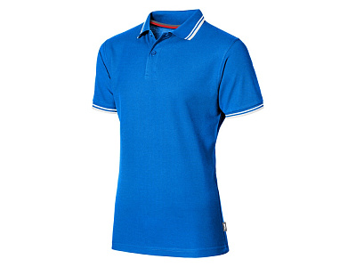 Рубашка поло Deuce мужская (Небесно-голубой/белый)