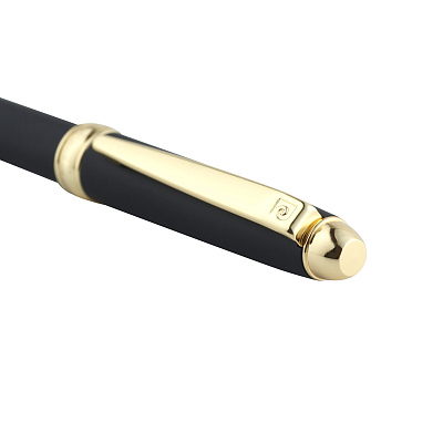 Ручка шариковая Pierre Cardin ECON, цвет - черный. Упаковка Е-2