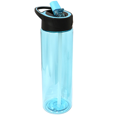 Пластиковая бутылка Mystik, синяя (Синий)