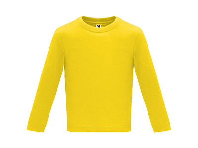 Футболка с длинным рукавом Baby детская (Желтый)