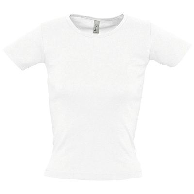 Футболка женская с круглым вырезом Lady 220 белая (Белый)
