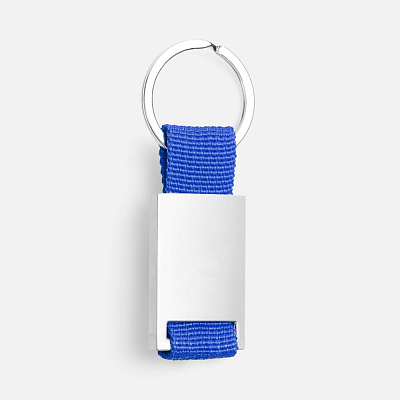 Брелок Inlet с тканевой вставкой  (Синий)