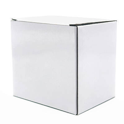 Коробка глянцевая для кружки Make me, белая (Белый)