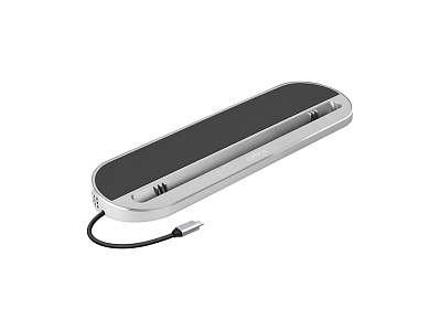Хаб USB Type-C 3.0 для ноутбуков Falcon (Черный)
