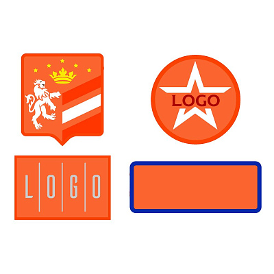 Шеврон из габардина Gabo M  (Оранжевый)