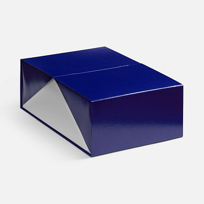 Коробка складная Foldream, M, синяя (Синий) Коробка складная Foldream, M, синяя (Синий)