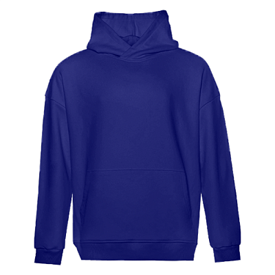 Худи унисекс STAN оверсайз футер без начёса 350, 66 (Синий электрик)