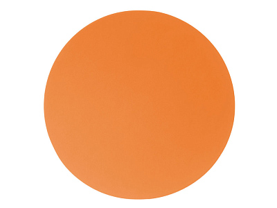 Патч Круг, soft-touch (Оранжевый)