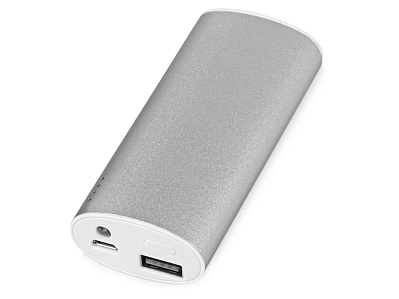 Внешний аккумулятор Квазар, 4400 mAh (Серебристый)
