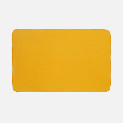 Флисовый плед Warm&Peace XL, желтый