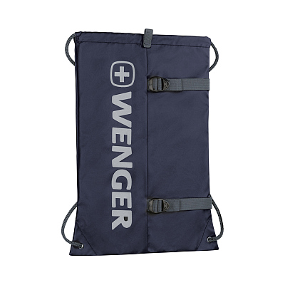 Рюкзак-мешок на завязках WENGER XC Fyrst, синий, полиэстер, 35x1x48 см, 12 л