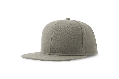 Бейсболка "SNAP BACK-S", 6 клиньев, пластиковая застежка (Серый)