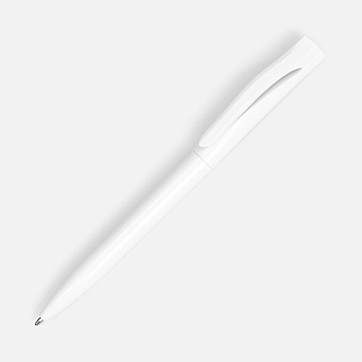 Ручка шариковая Pin, белая (Белый)