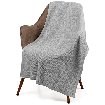 Плед Ornato  (кварцевый меланж) (Серый)