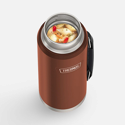 Термос Icon 1200, коричневый