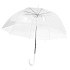 Зонт-трость Klar с прозрачным куполом, белый  - Фото 2