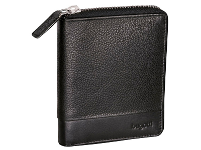 Кошелек Atlanta на молнии (Чёрный)