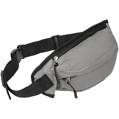 Поясная сумка Urban Out, серая (Серый)