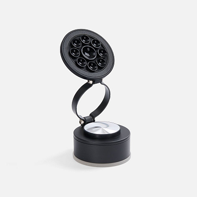 Вакуумный магнитный держатель airFix, черный с серым (Серый) Вакуумный магнитный держатель airFix, черный с серым (Серый)