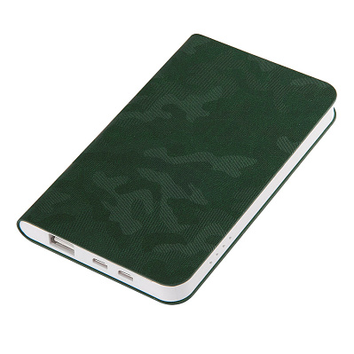 Универсальный аккумулятор "Tabby" (5000mAh) , 7,5х12,1х1,1см (Зеленый)