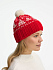 Шапка Holidale, красная с молочным - Фото 4