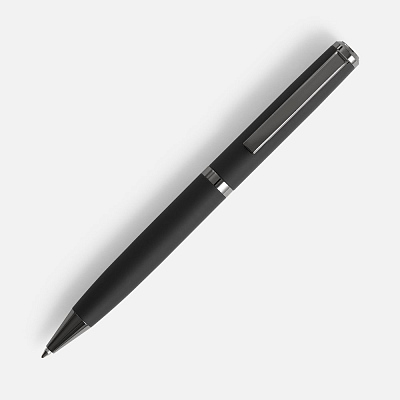 Ручка шариковая Inkish Gunmetal в футляре, черная