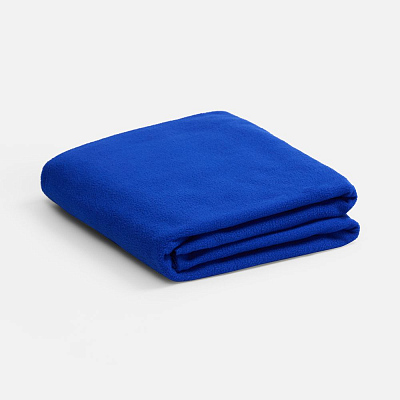 Флисовый плед Warm&Peace XL, ярко-синий (Синий)