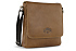 Сумка через плечо KLONDIKE GOLD «Taylor», натуральная кожа в коньячном цвете, 22 х 23,5 х 5,5 см - Фото 2