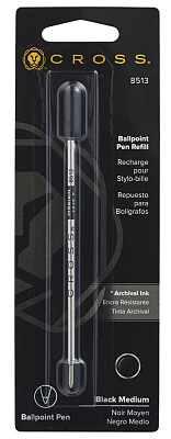 Стержень шариковый Cross, средний ; блистер (Черный)