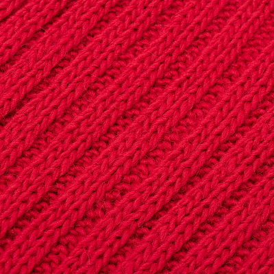 Набор подарочный НАСВЯЗИ©: шапка, шарф,  варежки, носки, красный