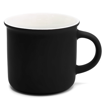 Кружка Camping, софт тач, черный (Чёрный)